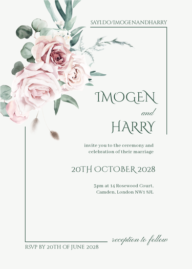 invitation design preview