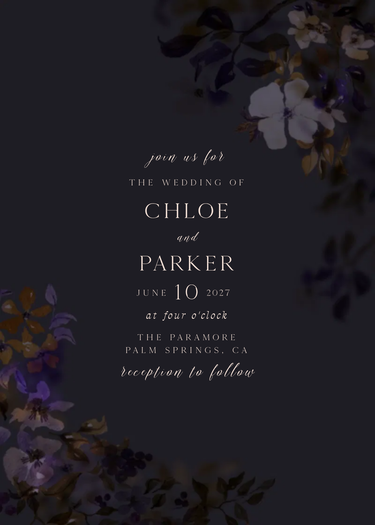 invitation design preview