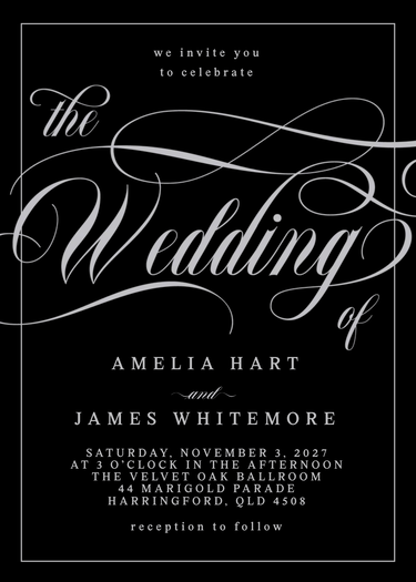 invitation design preview