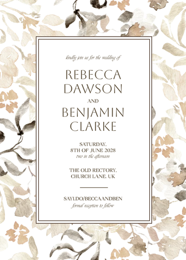 invitation design preview