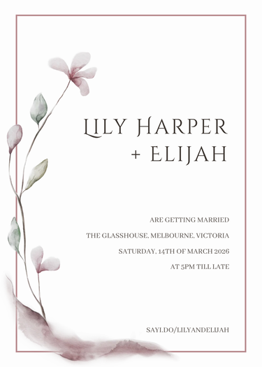invitation design preview
