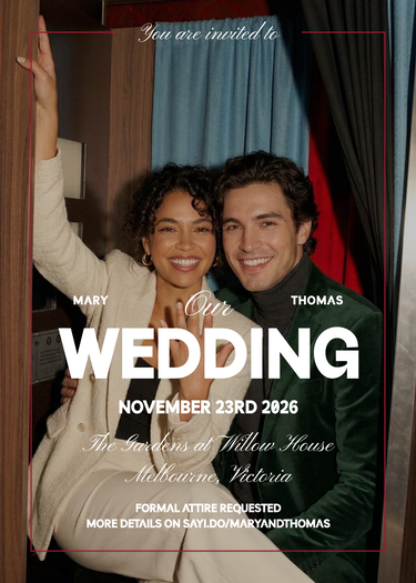 invitation design preview
