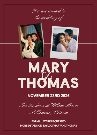 invitation design preview