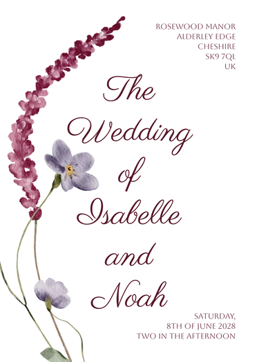 invitation design preview