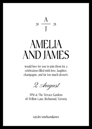 invitation design preview