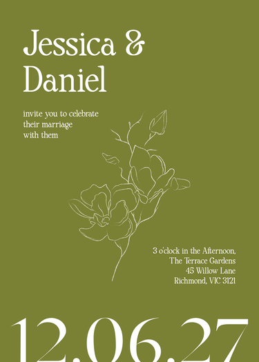 invitation design preview