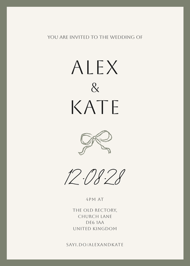 invitation design preview