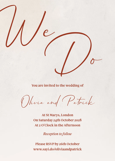 invitation design preview
