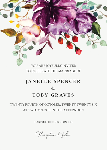 invitation design preview