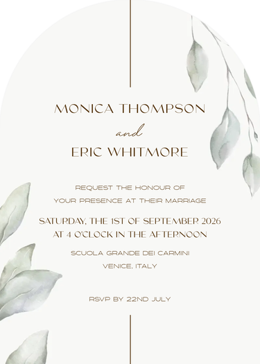 invitation design preview