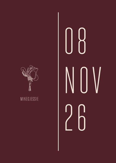 savethedate design preview