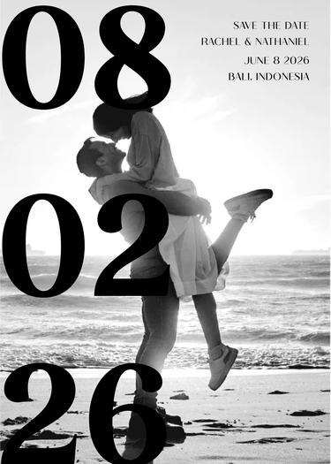 savethedate design preview