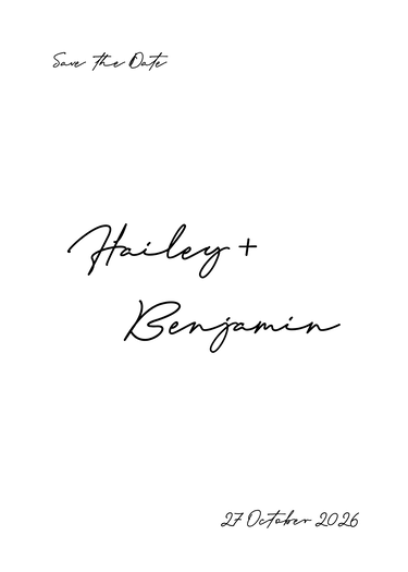 savethedate design preview