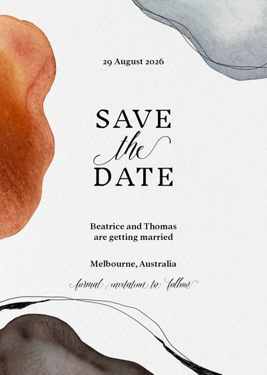 savethedate design preview