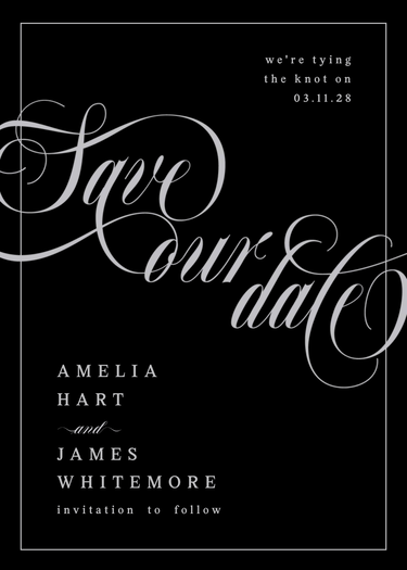 savethedate design preview