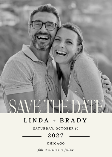 savethedate design preview