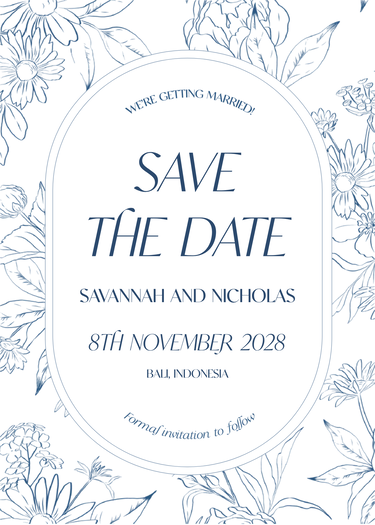 savethedate design preview