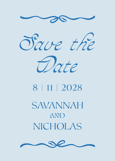 savethedate design preview
