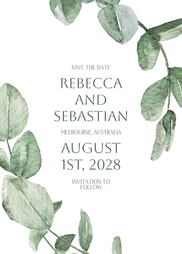 savethedate design preview