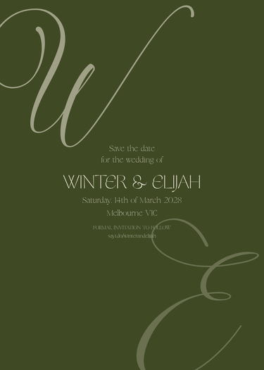 savethedate design preview