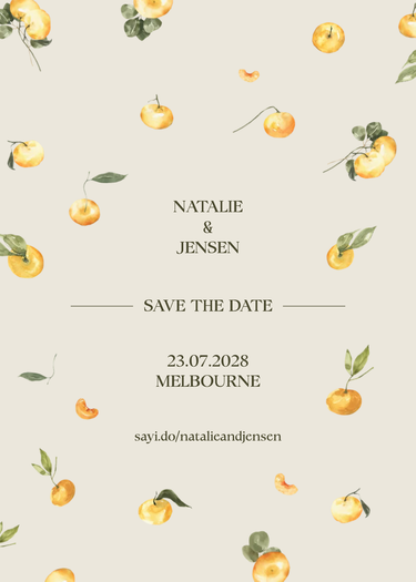 savethedate design preview