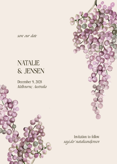 savethedate design preview
