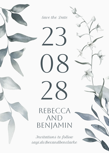 savethedate design preview