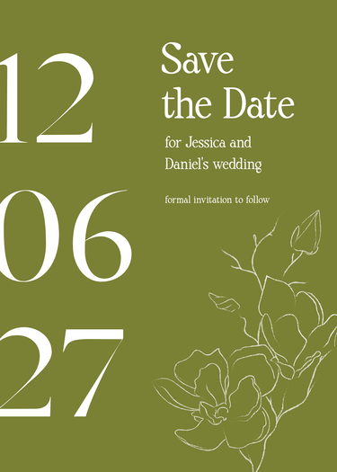 savethedate design preview