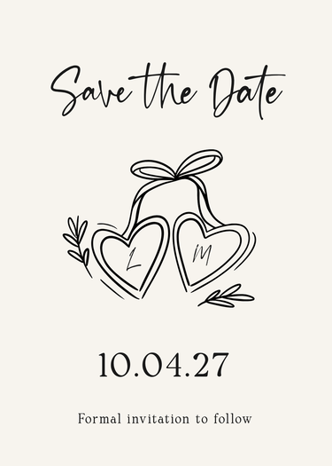 savethedate design preview
