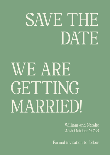 savethedate design preview