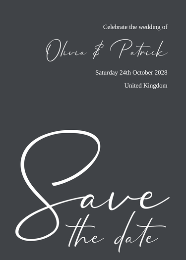 savethedate design preview