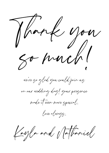 thankyou design preview