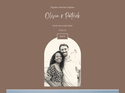 Charcoal Noir wedding website design template